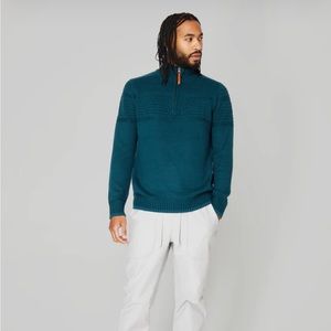 7 DIAMONDS 1/4 zip sweater